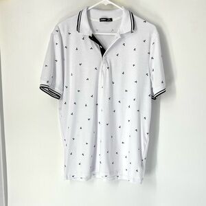 Manfinity EUC men nautical polo shirt medium